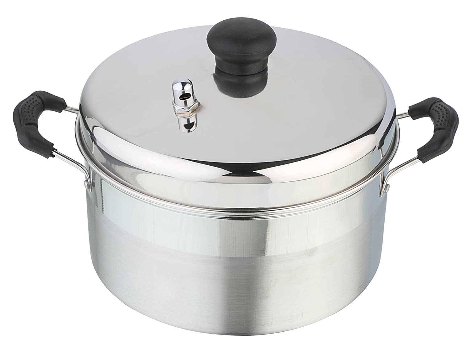 Classy Stainless Steel Induction Compatible Standard Idli Cooker 21cm with 4 Plates (16 Idlis)