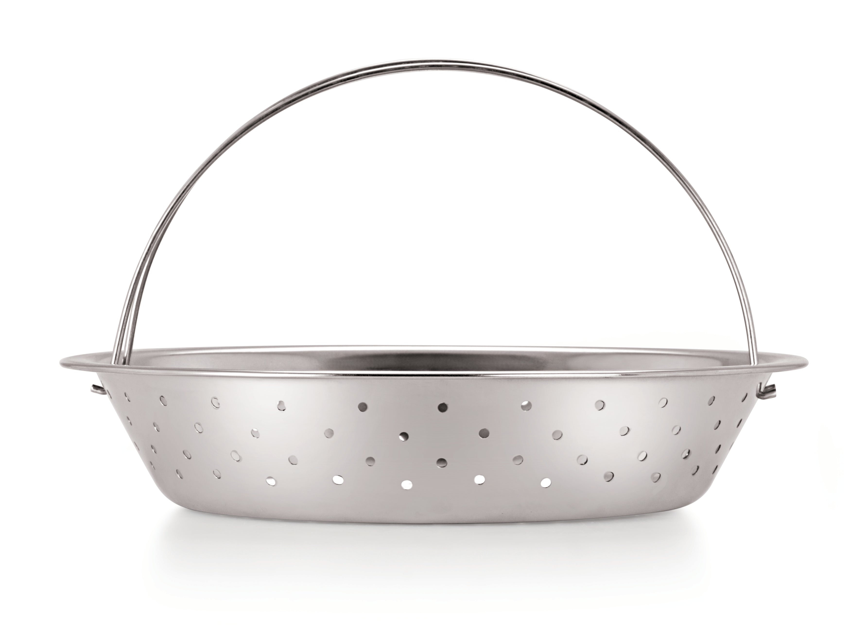 Unique Stainless Steel Tri Ply Induction Base Multi Purpose Pasta Steamer with Glass Lid 20cm